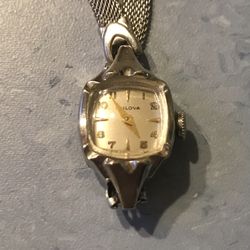 Vintage Antique Bulova L3 10K Rolled Gold Plate Ladies Wrist Watch works great