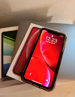 Apple iPhone XR - Red XR 64GB Unlocked - NEW + Original Box with case