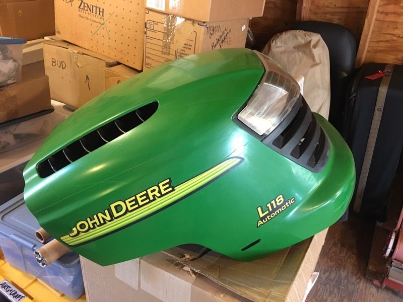 John Deere L100 L108 L111 L118 L110 L120 L130 G110 Lawn Mower Hood Assembly!