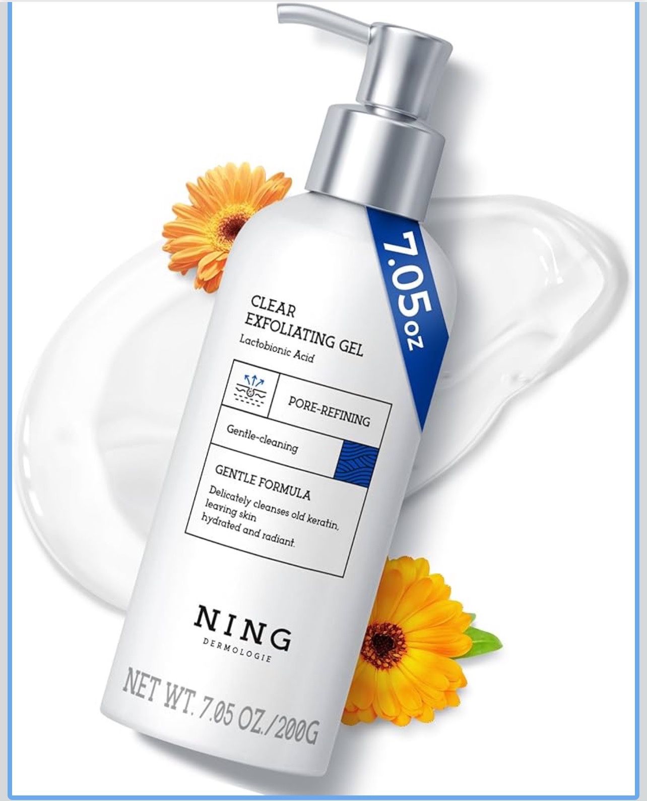 Exfoliating Face Scrub: Gentle Face Exfoliator Peeling Gel with PHA & AHA, Niacinamide - Chemical Exfoliant Peel Shot for Dead Skin Cells, Blackheads,