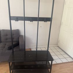 Shoe And Coat Rack