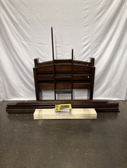 Solid Wood Twin-over-Twin Convertible Bunk Bed, bunkbed, Espresso *Free Delivery & Assembly* 