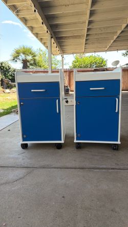 Two cabinets with locks