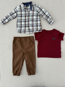 Size 18 Months Nautica Baby Boy Outfit 3 Piece Set 