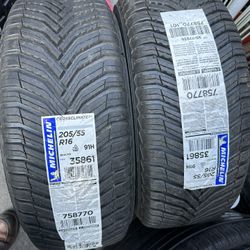 Michelin 205/55/16 New Pair
