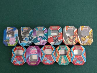 POKEMON TINS 11 pcs