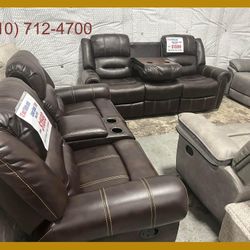 Phenomenal Reclining set, loveseat