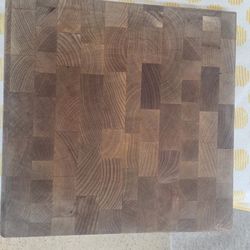 Butcher block cutting board