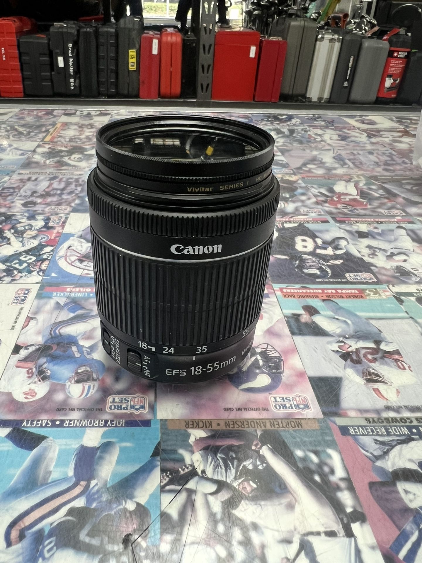 📸✨ Lente Canon EF-S 18-55mm + Filtro UV ✨📸