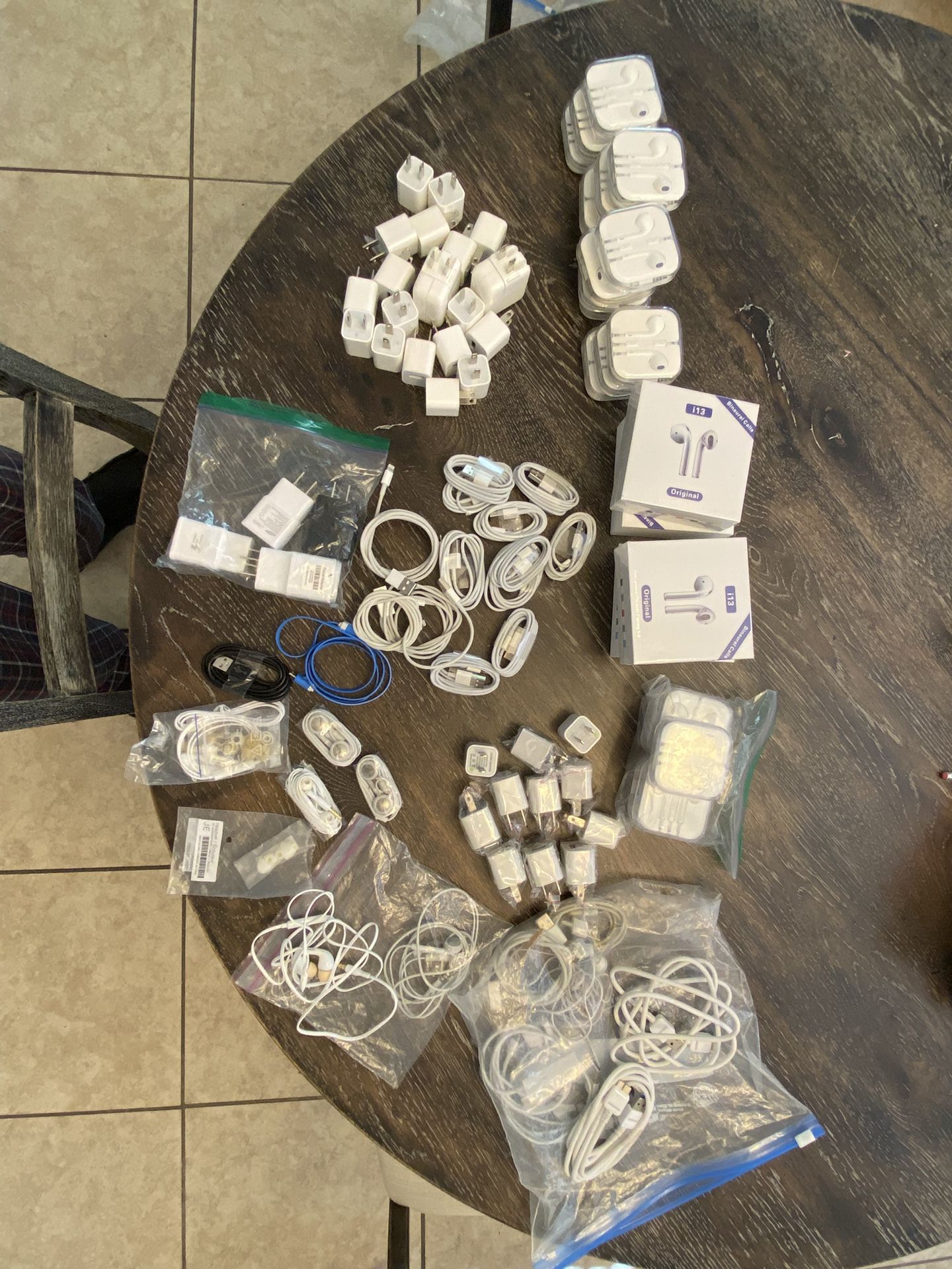 Apple headphones, chargers, cables and more.