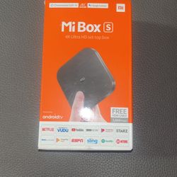 Xiaomi Mi Box S Android TV with Google Assistant Remote Streaming Media Player - Chromecast Built-in - 4K HD