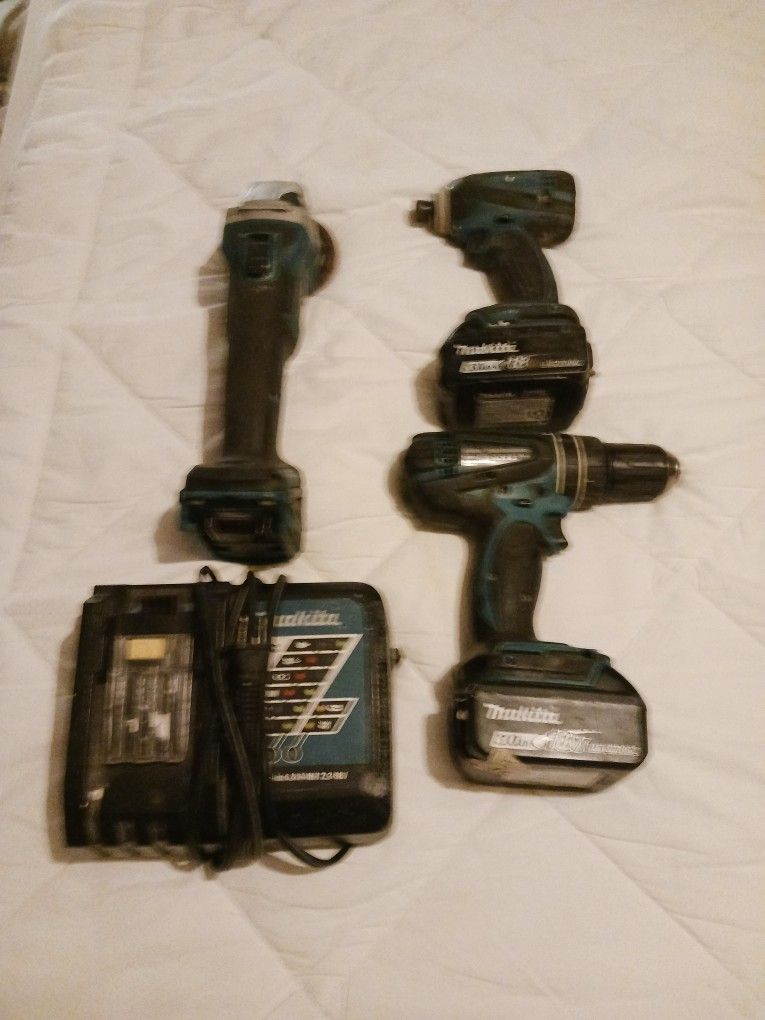 To Makita Drills Makita Grinder And Battery Charger