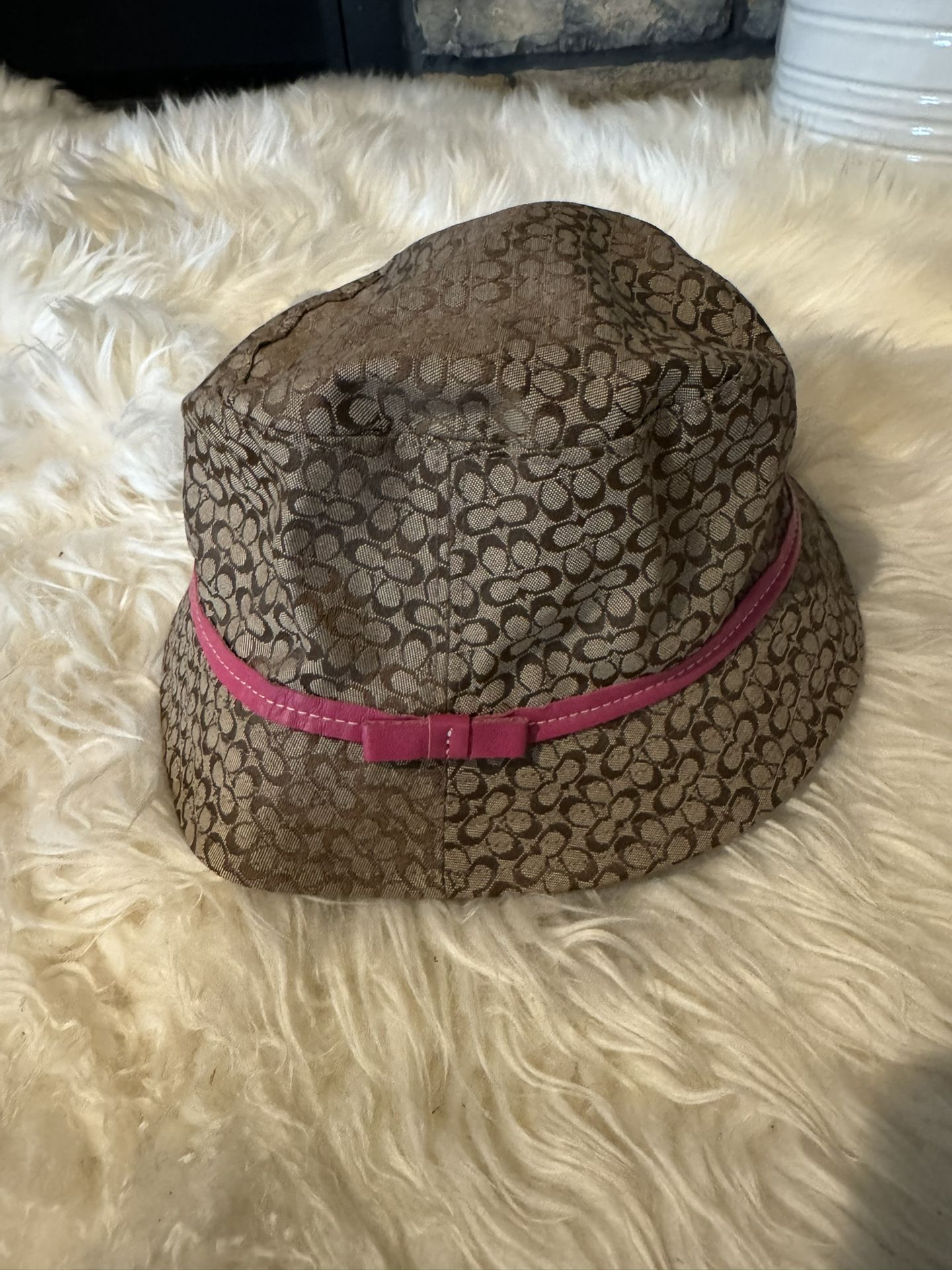 Coach Kids Canvas Bucket Hat.