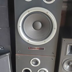 🔥 MCS 3-Way Bass Reflex Floor Speakers – Pair – Vintage Power – $150 🔥