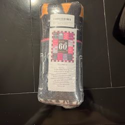 Brand New 60th Birthday Blanket 50”x60”