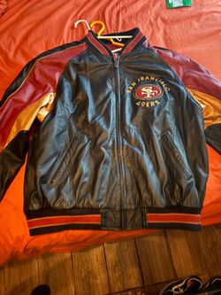 Carl Banks Vintage Leather 49ers Jacket