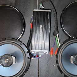 Kicker Key 200.4 And Pioneer 3 Way Speakers