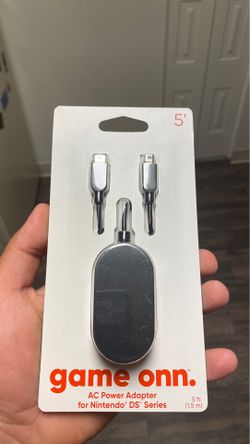 game onn. AC Power Adapter for Nintendo DS Series. 5 ft