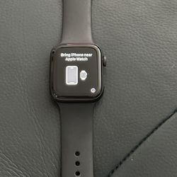 Apple Watch SE GPS + Cellular Aluminum 44mm (1st gen) Space Gray Aluminum Case with Black Sport Band