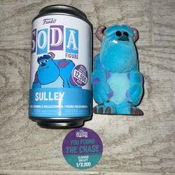 Funko SODA Sulley Monsters Inc- Flocked Chase Edition - Only 2000 Made!
