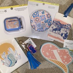 NEW Wireless Earphone Cover Case Luggage Tag Keychain Passport Cover Mirror