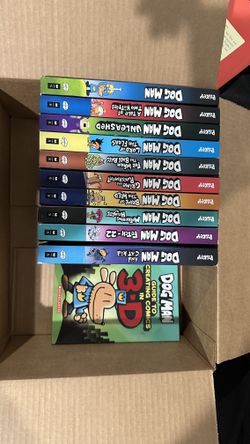 10 Dog man Books And A 3d Book