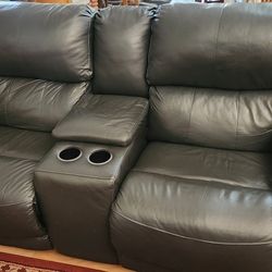 Leather Electric Sofa Recliner 