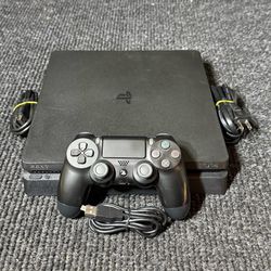 Ps4 Slim 1TB Console with Controller and Cables