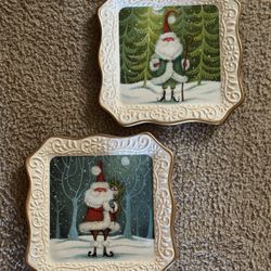 Silvestri Decorative Christmas Plates