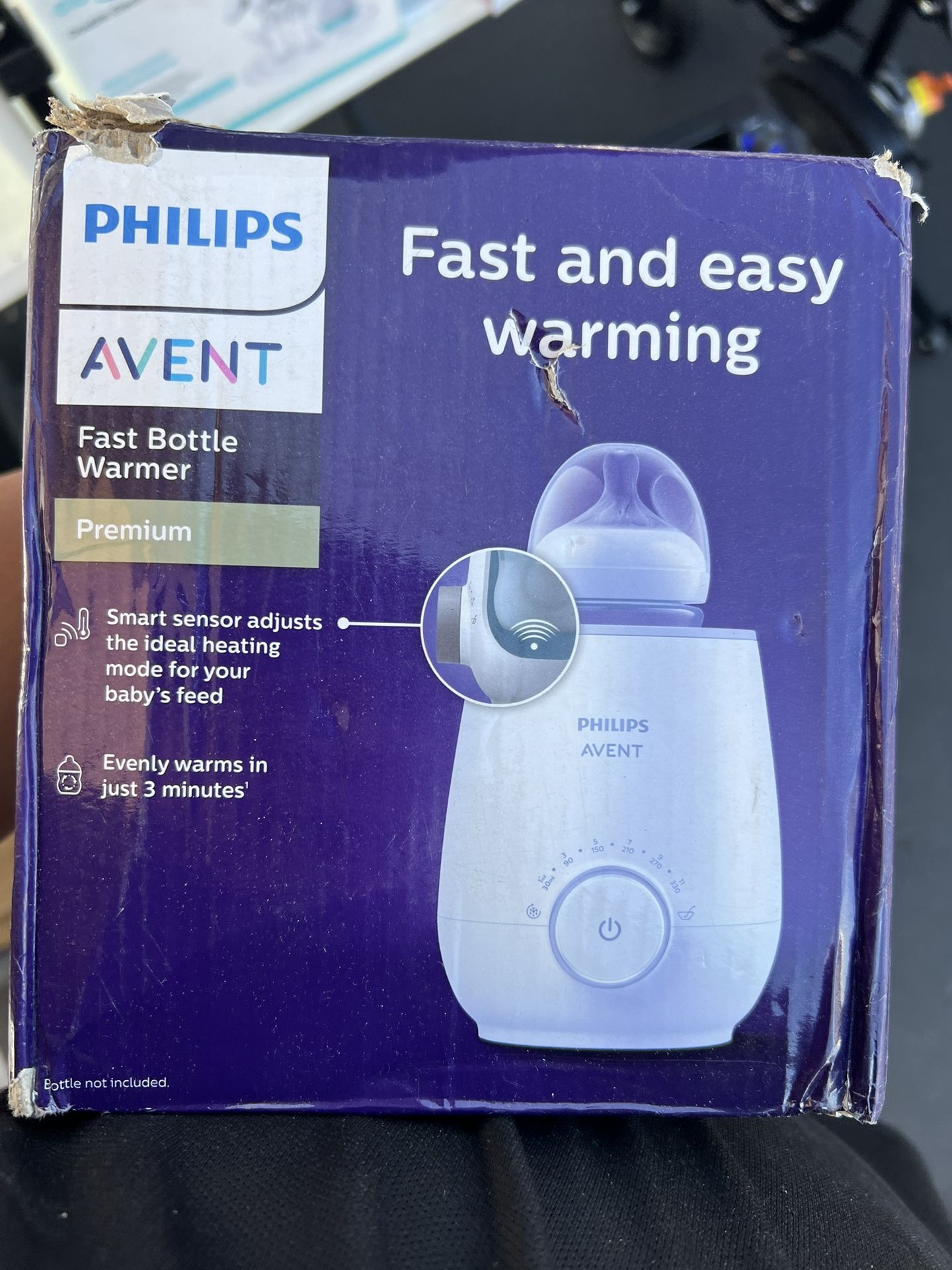 Philips Avent Fast Baby Bottle Warmer with Auto Shut-Off and Temperature Control