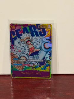CUSTOM 1:1 PROXY Bandai One Piece CCG Monkey D. Luffy OP05-119 SEC Gear 5 12000