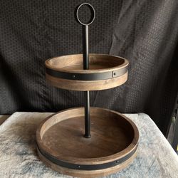 Beautiful Wood Tiered Server