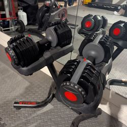 Ethos Selectable Dumbbells w/ Rack