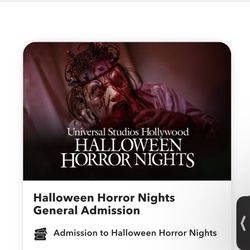 Halloween Horror Nights Ticket