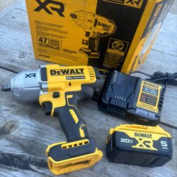 DeWalt HP 20 V Max Variable Speed 1/2 Torque  Wrench W Battery Charger All Brand New Pickup Only 
