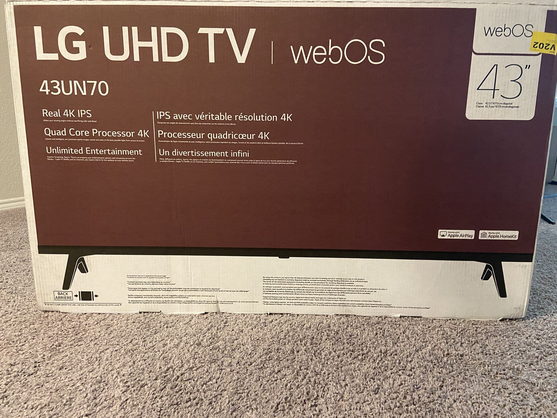 43 Inch Lg 4k Tv