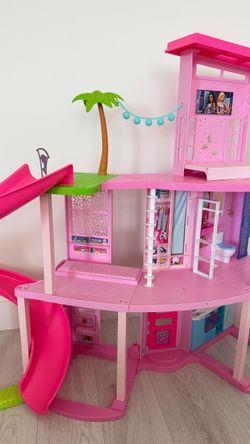 Barbie Dreamhouse 3-Story Dollhouse with Slides & Swing
