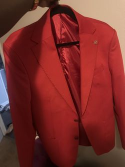 Elegant Red Blazer. For Sharp and Confident Look