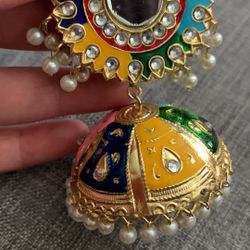 Big Sized Light Weight Jhumka Earrings 