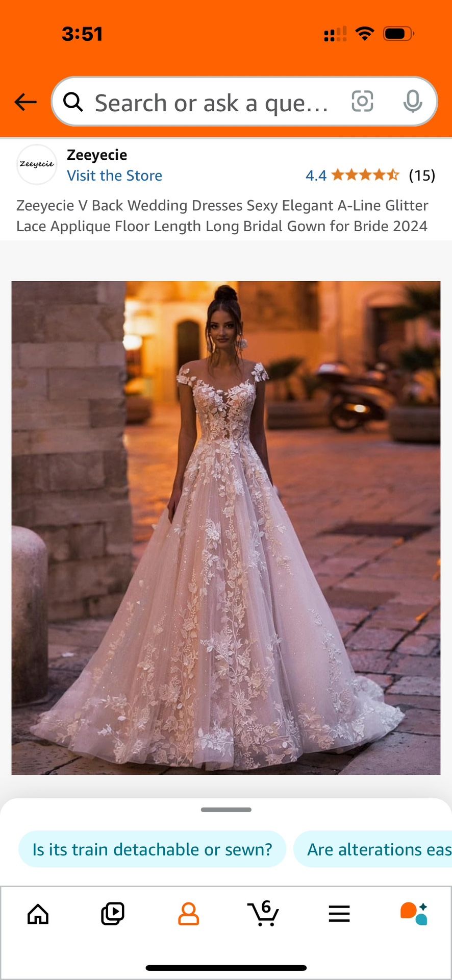 Wedding dress Sz 18