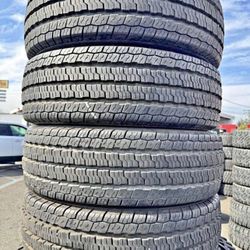 225/75/16 Firestone vendo un set de llantas usadas excelente condiciones de vida las 4 ✅🤩I am selling a set of used tires, all 4 in excellent living 