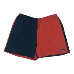 Patagonia Baggies Shorts Mens Large L Blue Orange 5" Lined Nylon Swim Trunks Net