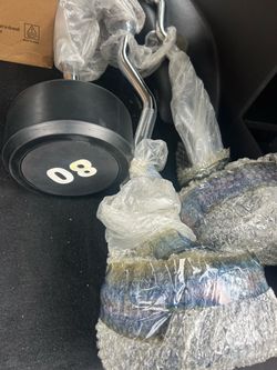 New 80 pounds curl bar