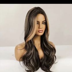 Wig For Women Honey Blonde Highlights 