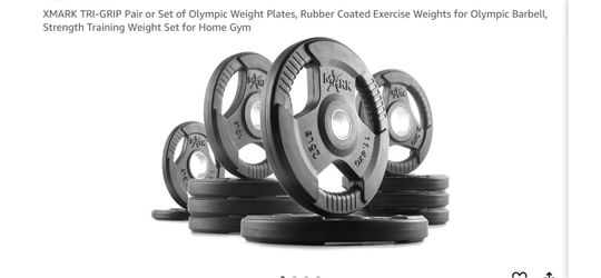 Brand new set of weight plates