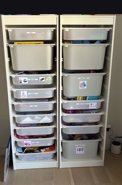 IKEA Bins, Vertical Toy Storage