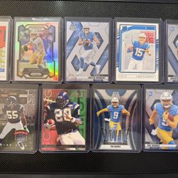 Los Angeles/ San Diego Chargers 9 Card Lot