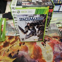 Warhammer 40,000 SPACE MARINE Video Game | Microsoft Xbox 360 - Complete / CIB !