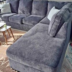 Outdoor Furniture Ashley Altari Slate Gray Sectional Couch With Chaise