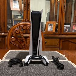 Sony PlayStation 5 Disc Edition with Controller and Cables